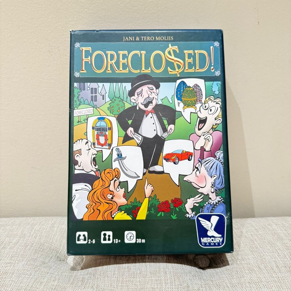 Foreclosed! Board Game - Like New!